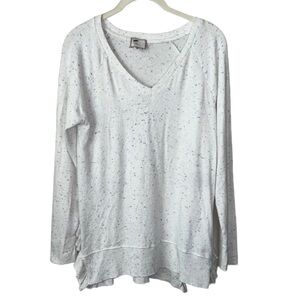Anthropologie Postmark Brushed Soft Fleece Ruffle Long Sleeve Sweater Size XS